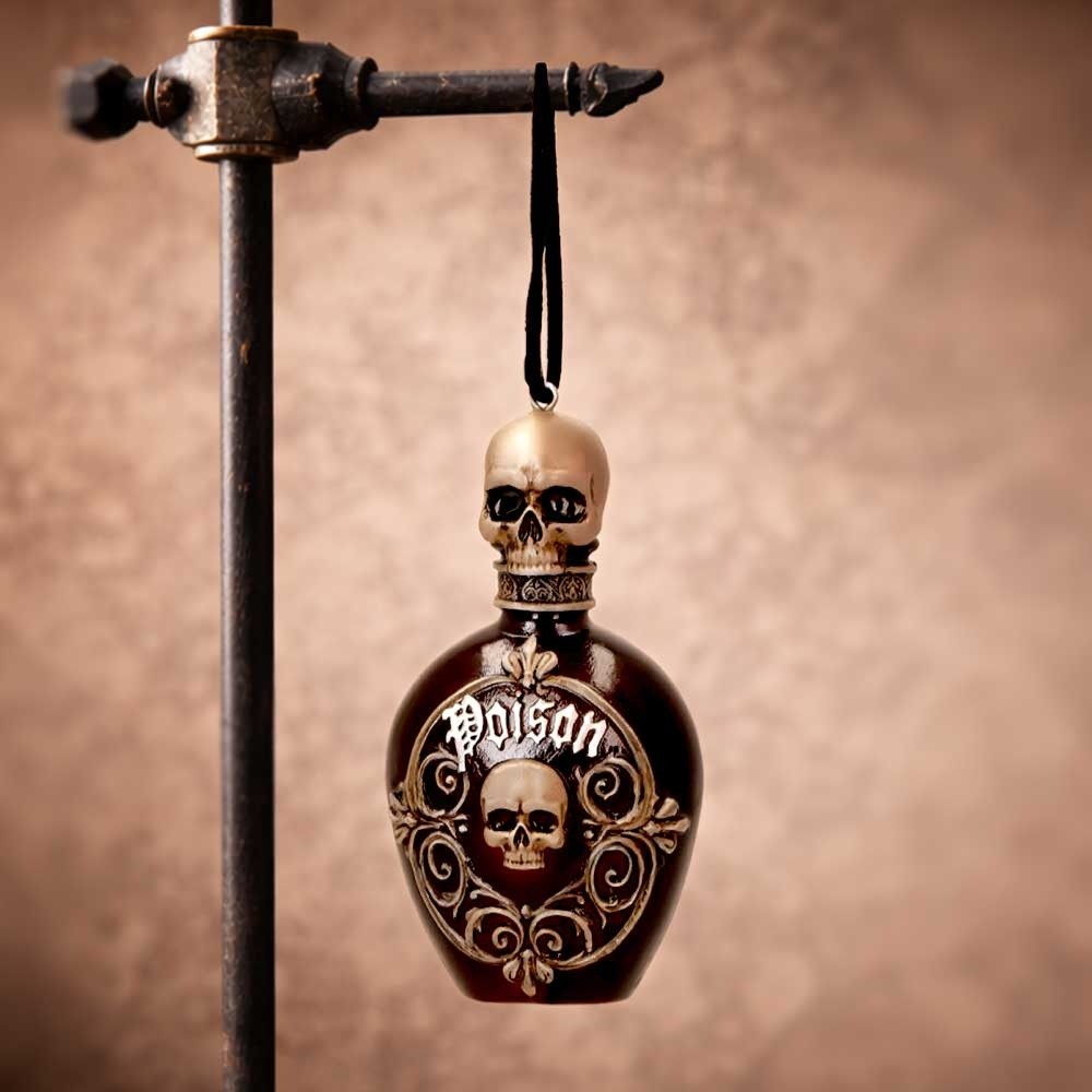 Nemesis Now - Poison Bottle Hanging Ornament Christmas bauble - Multicolours